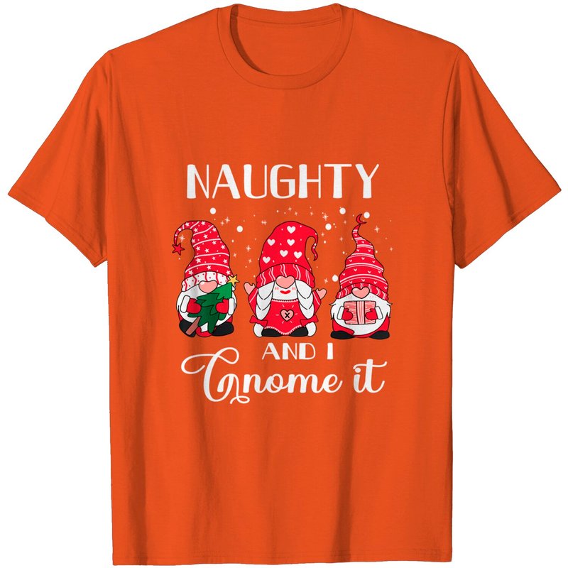 T-shirt de Noël Trois Gnomes Malins et Je le Sais pour Hommes — T-shirts pour hommes