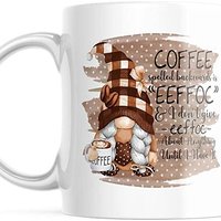 Gnome Coffee Mug - 11-Ounce Ceramic Mug with Double-Sided Print — Mugs & Tumblers