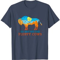 T-shirt Bison National Park Ne Pas Caresser Les Vaches Duveteuses Pour Hommes — T-shirts pour hommes