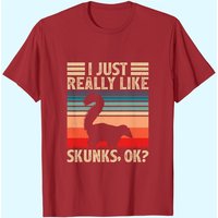 T-shirt pour hommes Vintage Skunk Lover — T-shirts pour hommes