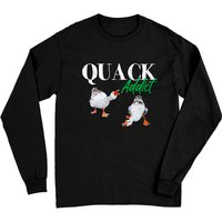 T-shirt à manches longues Quack Addict Duck Goose Lover — T-shirts pour hommes