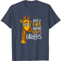 Juste une fille qui aime les girafes T-shirt pour hommes — T-shirts pour hommes