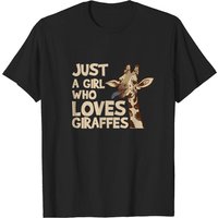 Juste une fille qui aime les girafes T-shirt pour hommes — T-shirts pour hommes