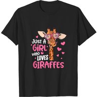 Just A Girl Who Loves Giraffes Men's T-shirt