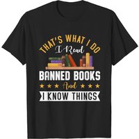 C'est Ce Que Je Fais, Je Lis des Livres Interdits T-Shirt pour Hommes — T-shirts pour hommes