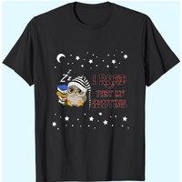 T-shirt pour hommes I Read Past My Bedtime Owl Reading Book — T-shirts pour hommes