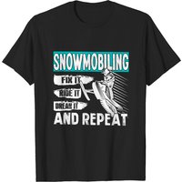 T-shirt de motoneige pour hommes - Vêtement de motoneige
