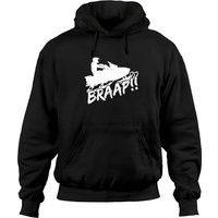 Haut à capuchon Snowmobile Braap Sled Rider — Sweats à capuche pour hommes