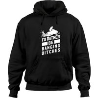 Hoodie pour homme Snowmobile I Bang Ditches — Sweats à capuche pour hommes