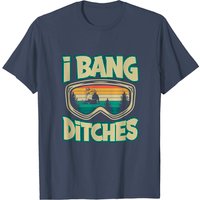 T-shirt I Bang Ditches Snowmobiling pour hommes — T-shirts pour hommes