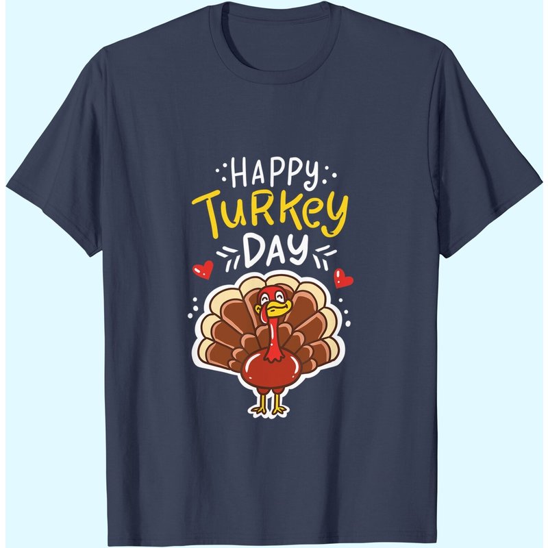 T-shirt pour hommes Joyeuse fête de Thanksgiving — T-shirts pour hommes