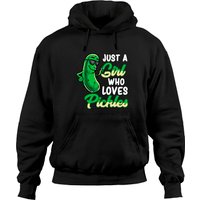 Juste une fille qui aime les cornichons Hoodie