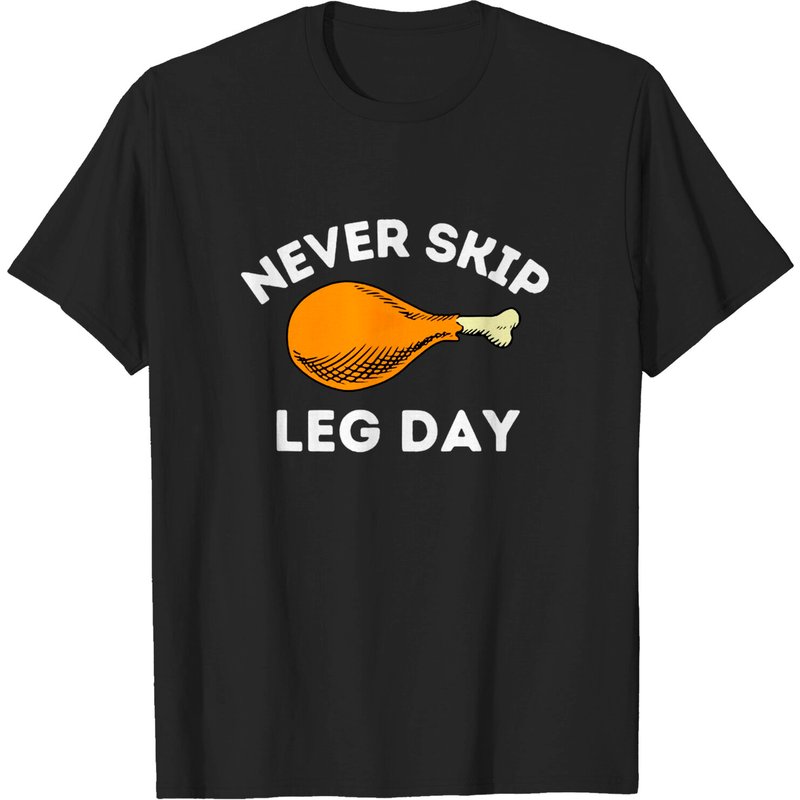 T-shirt d'entraînement Never Skip Leg Day pour hommes — T-shirts pour hommes