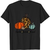 T-shirt d'Action de Grâce Citrouille Reconnaissant pour Hommes — T-shirts pour hommes