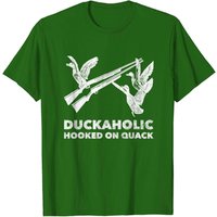 Duckaholic Hooked On Quack Father's Day Gifts T-Shirt for Men