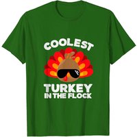 Coolest Turkey In The Flock T-Shirt for Men