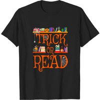 T-shirt Librarian Trick or Read Halloween pour amateurs de livres — T-shirts pour hommes