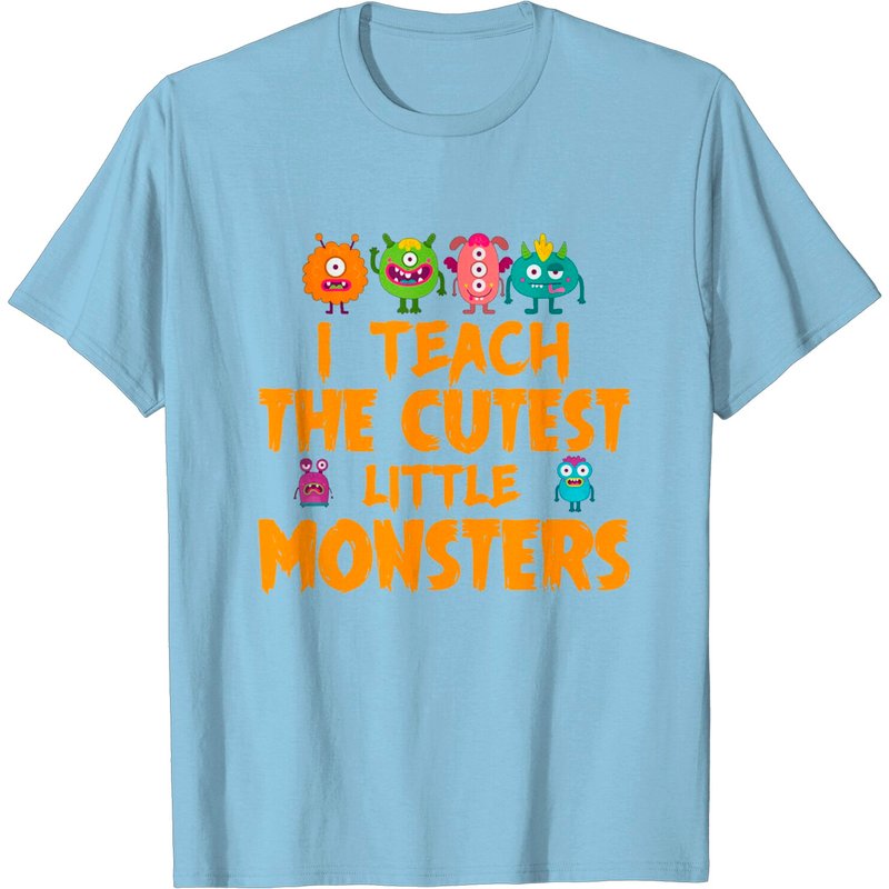 T-shirt Enseignants J'enseigne les plus mignons petits monstres — T-shirts pour hommes