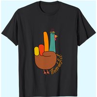 T-shirt Thanksgiving avec signe de paix pour hommes — T-shirts pour hommes