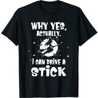 T-shirt pour hommes Why Yes Actually I Can Drive A Stick — T-shirts pour hommes