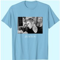 T-Shirt Photo Réflexion de Justin Bieber pour Hommes — T-shirts pour hommes