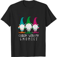 T-shirt de Noël Hanging With My Gnomies pour hommes — T-shirts pour hommes