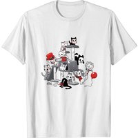 T-shirt Halloween Chat Films d'Horreur pour Hommes — T-shirts pour hommes