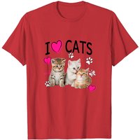 T-Shirt J'aime les Chats pour Hommes - Tee de Passionné de Chats — T-shirts pour hommes