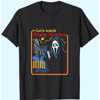 T-shirt Halloween 2021 Scream Horror Lets Watch Scary Movies