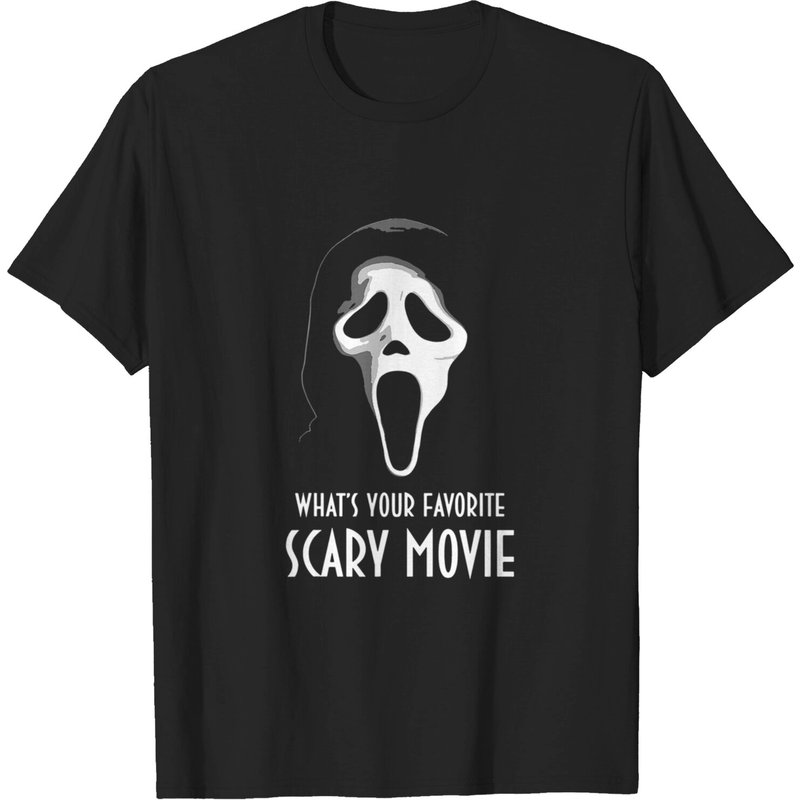T-shirt Ghostface Quel est votre film d'horreur préféré Halloween — T-shirts pour hommes