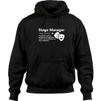 Hoodie Théâtre Définition Stage Manager pour Unisexe — Sweats à capuche pour hommes