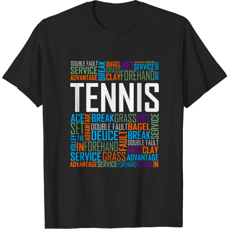 T-shirt Tennis Lover Words pour hommes