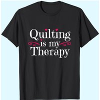 T-shirt Quilting pour hommes - Noir