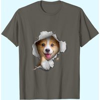 Cute Corgi T-Shirt for Men - Black — Mens T Shirts