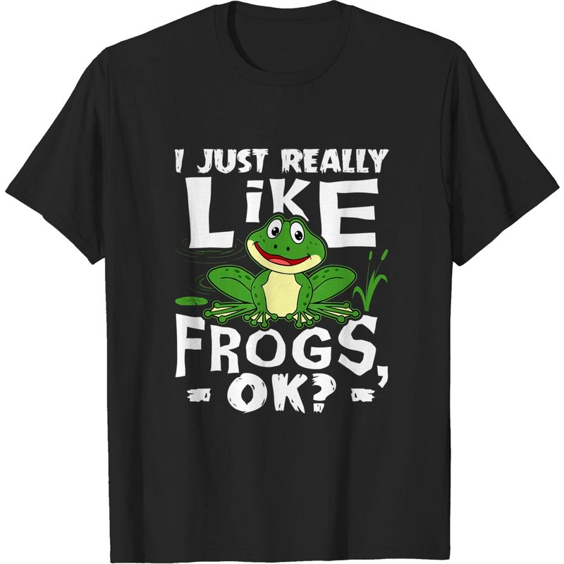 T-shirt I Just Really Like Frogs Ok pour les amateurs de grenouilles — T-shirts pour hommes