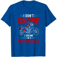 Je ne ronfle pas, je rêve que je suis un motard qui ronfle T-shirt — T-shirts pour hommes