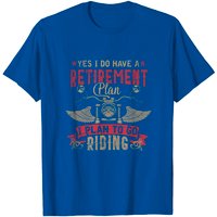 T-shirt Je Suis Retraité, Je Prévoyais Aller Faire Du Vélo — T-shirts pour hommes
