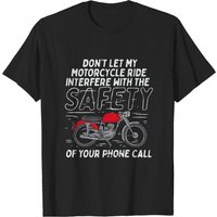 T-shirt Biker Ne Laissez Pas Mon Équitation Interférer — T-shirts pour hommes