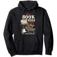 I'm A Book Nerd - Literature Pullover Hoodie for Unisex — Mens Hoodies