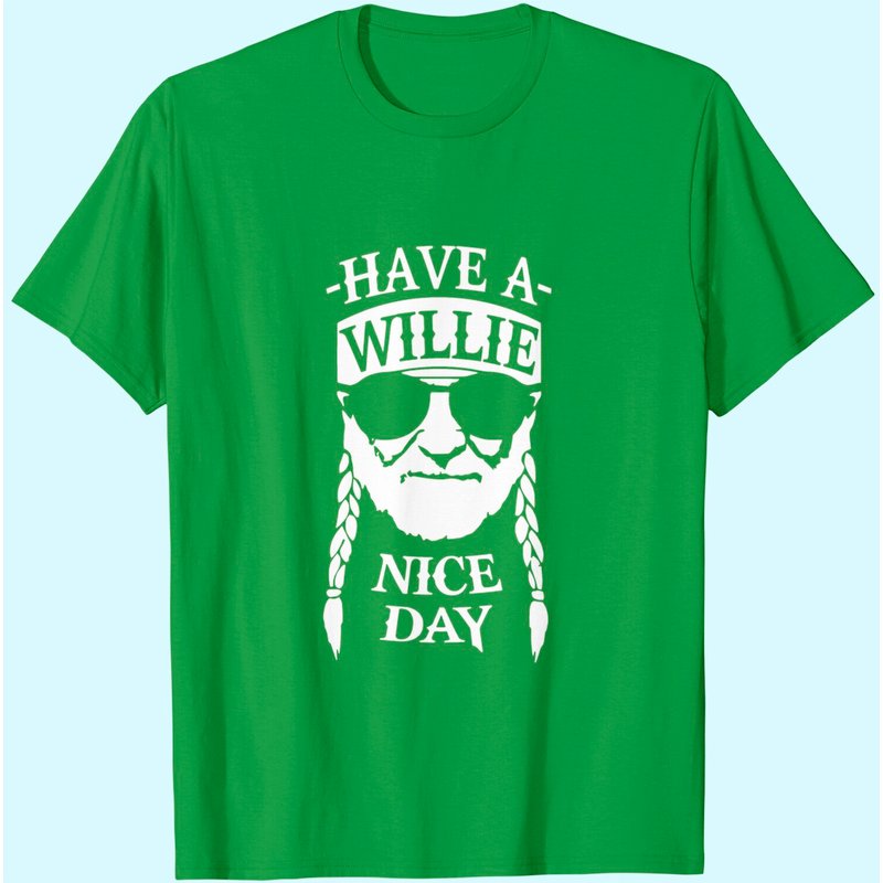 T-shirt Have A Willie Nice Day pour hommes en noir