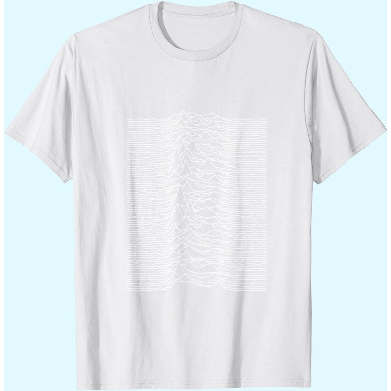 T-shirt pour hommes Unknowns Pleasures en noir