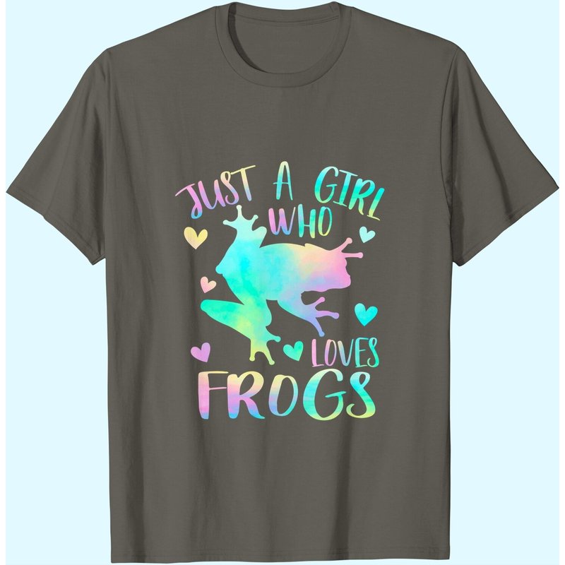 Juste une fille qui aime les grenouilles T-shirt pour hommes — T-shirts pour hommes