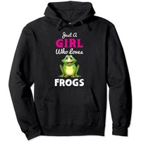 Juste Une Fille Qui Aime Les Grenouilles Hoodie — Sweats à capuche pour hommes