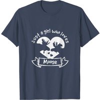 Juste une fille qui aime les orignaux - T-shirt pour hommes — T-shirts pour hommes