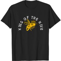 King Of The Hive Bumblebee Bee Keeping T-Shirt for Men