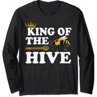 Beekeeper Bee Lover King Of The Hive Long Sleeve T-shirt