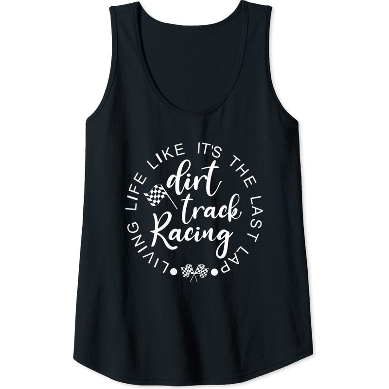 Dirt Track Racing Men's Last Lap Tank Top — Mens T Shirts