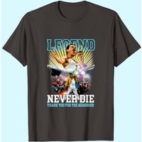T-shirt Legend Never Die Freddie Mercury pour hommes
