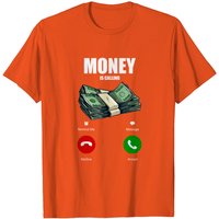 T-Shirt Humoristique Money Is Calling pour Hommes — T-shirts pour hommes