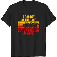 T-shirt pour hommes No Bad Days At The Race Track — T-shirts pour hommes